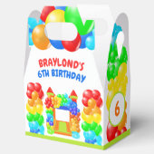 バウンスカラフルハウス誕生日 フェイバーボックス (オープン)