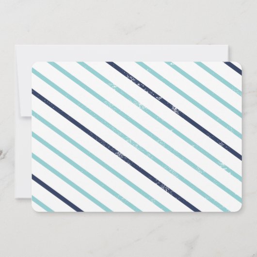 バウンスカラフルモダン子供の誕生日パーティー 招待状 (裏面)