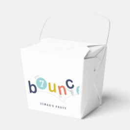バウンスカラフル子供の誕生日パーティー フェイバーボックス