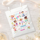 バウンスジャンピングパーク子供の誕生日 フェイバーバッグ (クリップ留めされた状態)