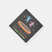 バウンストランポリン子供の誕生日パーティーナプキンス スタンダードカクテルナプキン (角)