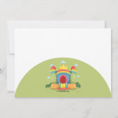 バウンスハウスの写真招待状 招待状 (裏面)