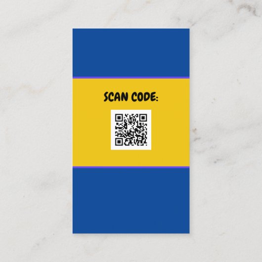 バウンスハウスインフレータブルパーティー誕生日 名刺 (裏面)