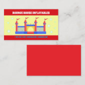 バウンスハウスインフレータブルパーティー車トラック事業 名刺 (正面/裏面)