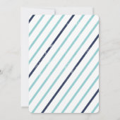 バウンスハウスカラフルモダン子供の誕生日パーティー 招待状 (裏面)