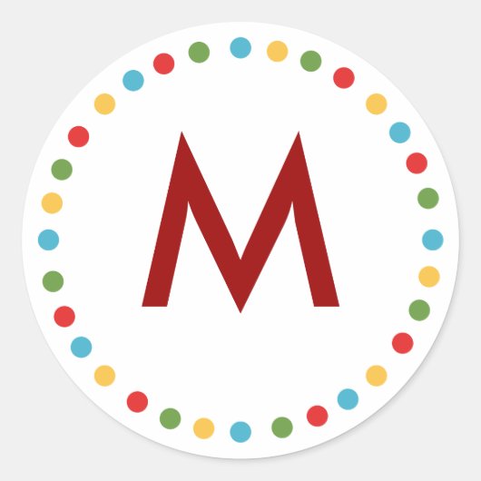 バウンスハウスキッズステッカー ラウンドシール (正面)