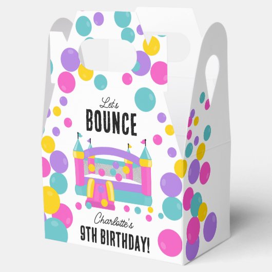 バウンスハウスジャンピングキャッスルガールズバースデーパーティー フェイバーボックス (オープン)