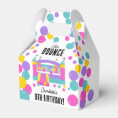 バウンスハウスジャンピングキャッスルガールズバースデーパーティー フェイバーボックス (正面サイド)