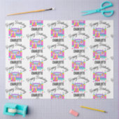 バウンスハウスジャンピングキャッスルガールズバースデーパーティー 薄葉紙 (クラフト)