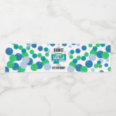 バウンスハウスジャンピングキャッスルボーイズ誕生日パーティー ペットボトルラベル (シングルラベル)