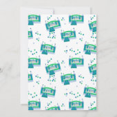 バウンスハウスジャンピングキャッスルボーイズ誕生日パーティー 招待状 (裏面)