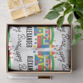 バウンスハウスジャンピングキャッスルボールキッズ名 薄葉紙 (ギフト)