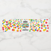 バウンスハウスジャンピングキャッスル子供の誕生日パーティー ペットボトルラベル (シングルラベル)