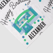 バウンスハウスジャンピングキャッスル誕生日名キッズボーイ 薄葉紙 (詳細)