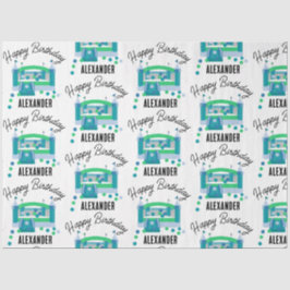 バウンスハウスジャンピングキャッスル誕生日名キッズボーイ 薄葉紙