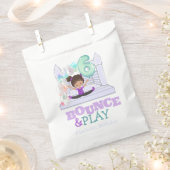 バウンスハウスジャンプシックス誕生日 フェイバーバッグ (クリップ留めされた状態)