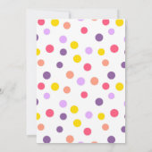 バウンスハウスジャンプパーティートランポリンパーク誕生日 招待状 (裏面)