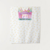 バウンスハウスジャンプ体操遊体操子供の背景 タペストリー (正面)