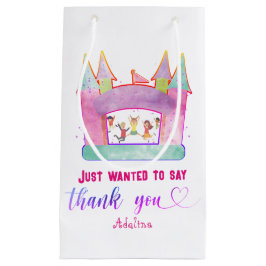 バウンスハウスジャ遊ンプ体操子供の誕生日 スモールペーパーバッグ