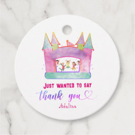 バウンスハウスジャ遊ンプ体操子供の誕生日 フェイバータグ