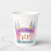 バウンスハウスジャ遊ンプ体操子供の誕生日 紙コップ (正面)