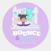 バウンスハウスジャ遊ンプ第五誕生日 ラウンドシール (正面)