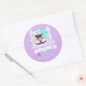 バウンスハウスジャ遊ンプ第五誕生日 ラウンドシール (封筒)