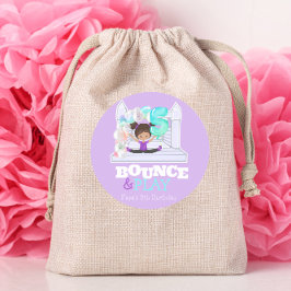 バウンスハウスジャ遊ンプ第五誕生日 ラウンドシール