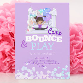 バウンスハウスジャ遊ンプ第五誕生日 招待状