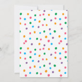 バウンスハウストランポリンジャンプバースデーパーティー 招待状 (裏面)