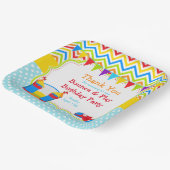 バウンスハウスバウンシーキャッスルバースデーパーティー ペーパープレート (傾斜あり)