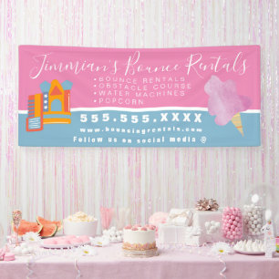 バウンスハウスバウンスジャンプインフレータブルビジネス 横断幕