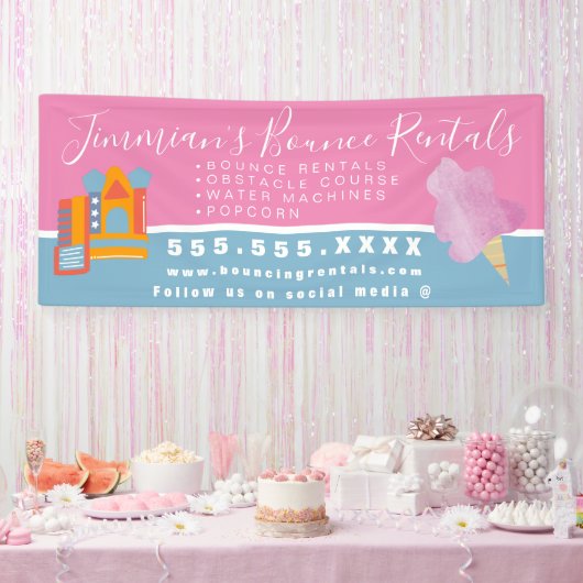バウンスハウスバウンスジャンプインフレータブルビジネス 横断幕 (パーティー)
