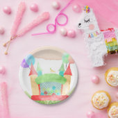 バウンスハウスバッシュパーティー ペーパープレート (パーティー)