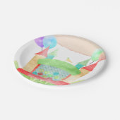 バウンスハウスバッシュパーティー ペーパープレート (アングル)