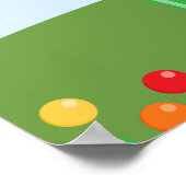 バウンスハウスバースデーパーティバナー ポスター (角)