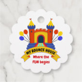 バウンスハウスバースデーパーティーギフト フェイバータグ (裏面)