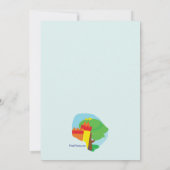 バウンスハウスバースデーパーティー 招待状 (裏面)