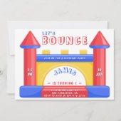バウンスハウスバースデーパーティー 招待状 (正面)