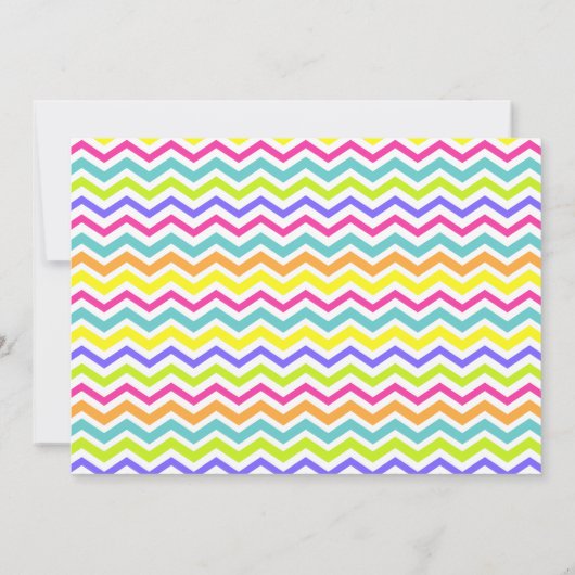 バウンスハウスバースデーパーティ招待状ガール 招待状 (裏面)