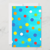 バウンスハウスバースデーパーティ招待状 招待状 (裏面)