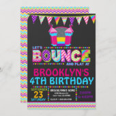 バウンスハウスパーティの招待状パーソナライズされた招待状 招待状 (正面/裏面)