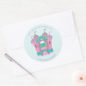 バウンスハウスパーティーこの本は ラウンドシール (封筒)