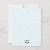 バウンスハウスパーティーのお楽しみキッズ サンキューカード (裏面)