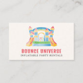 バウンスハウスパーティーレンタル 名刺 (正面)