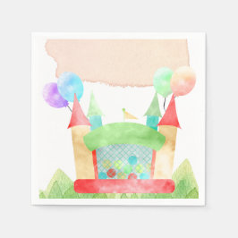 バウンスハウスパーティー スタンダードカクテルナプキン