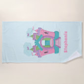 バウンスハウスパーティー ビーチタオル (正面)
