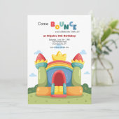 バウンスハウスパーティー 招待状 (スタンド正面)