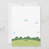 バウンスハウスパーティー 招待状 (裏面)