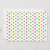 バウンスハウスフォトバースデーパーティ招待状 招待状 (裏面)